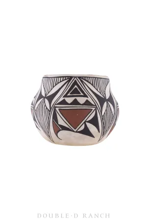 Miscellaneous, Pottery, Bowl, Acoma, Vintage, 563