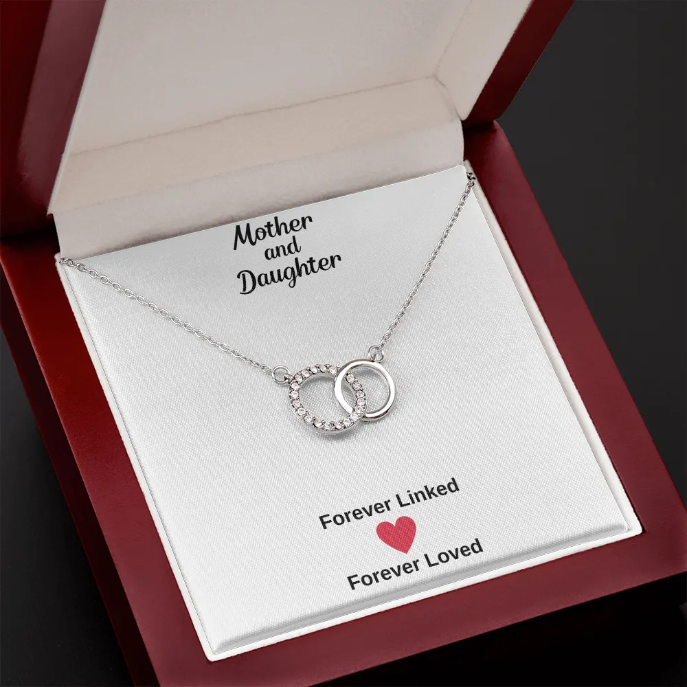 Mother and Daughter ring necklace