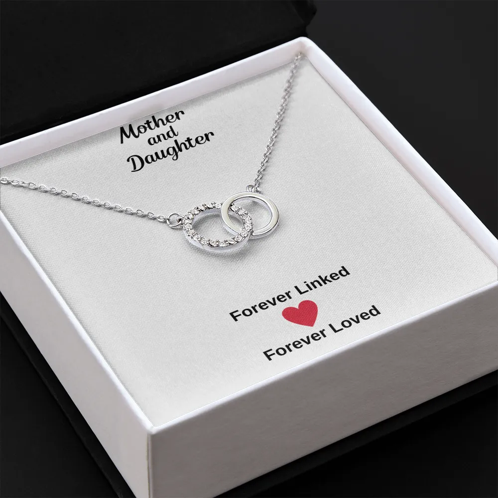 Mother and Daughter ring necklace