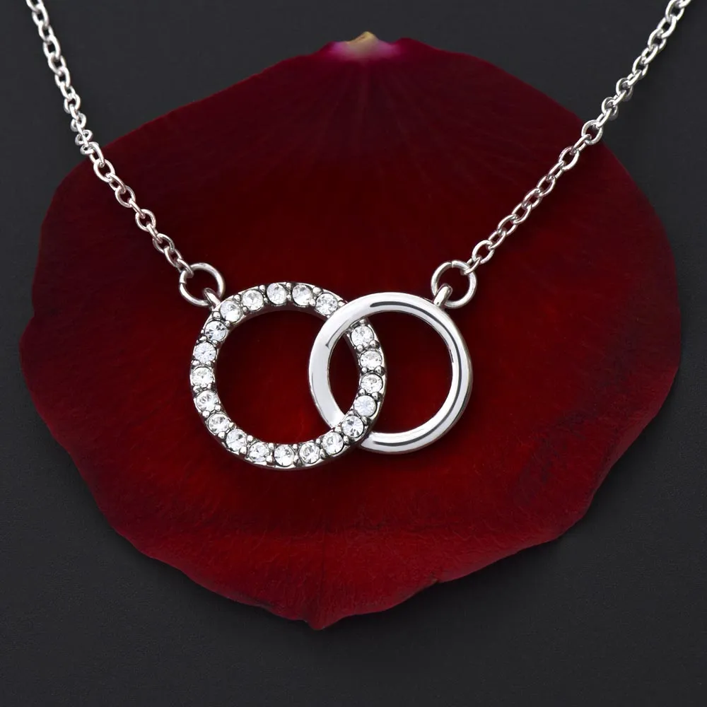 Mother and Daughter ring necklace