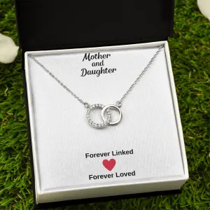 Mother and Daughter ring necklace