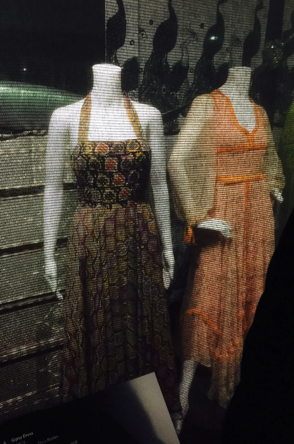 Museum Exhibited 1970 Thea Porter Couture Dress in Silk & Beads