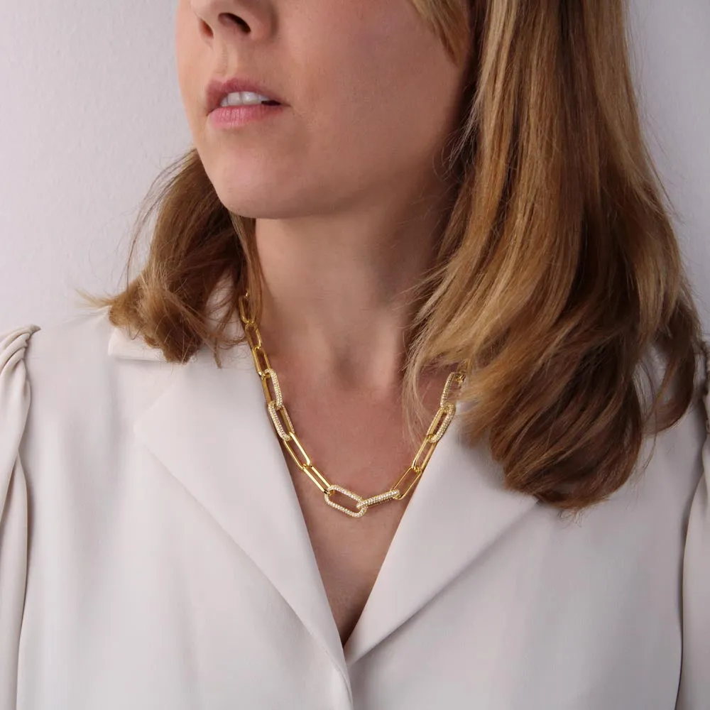 My first priority-Forever Linked Necklace for Daughter, From Dad