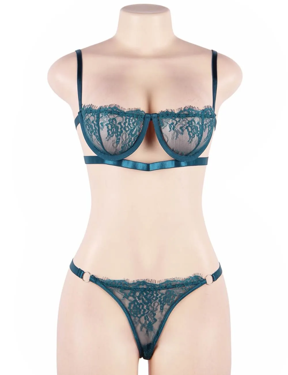 New High Quality Beautiful Lingerie Lace Bra Set Egypt With Steel ring