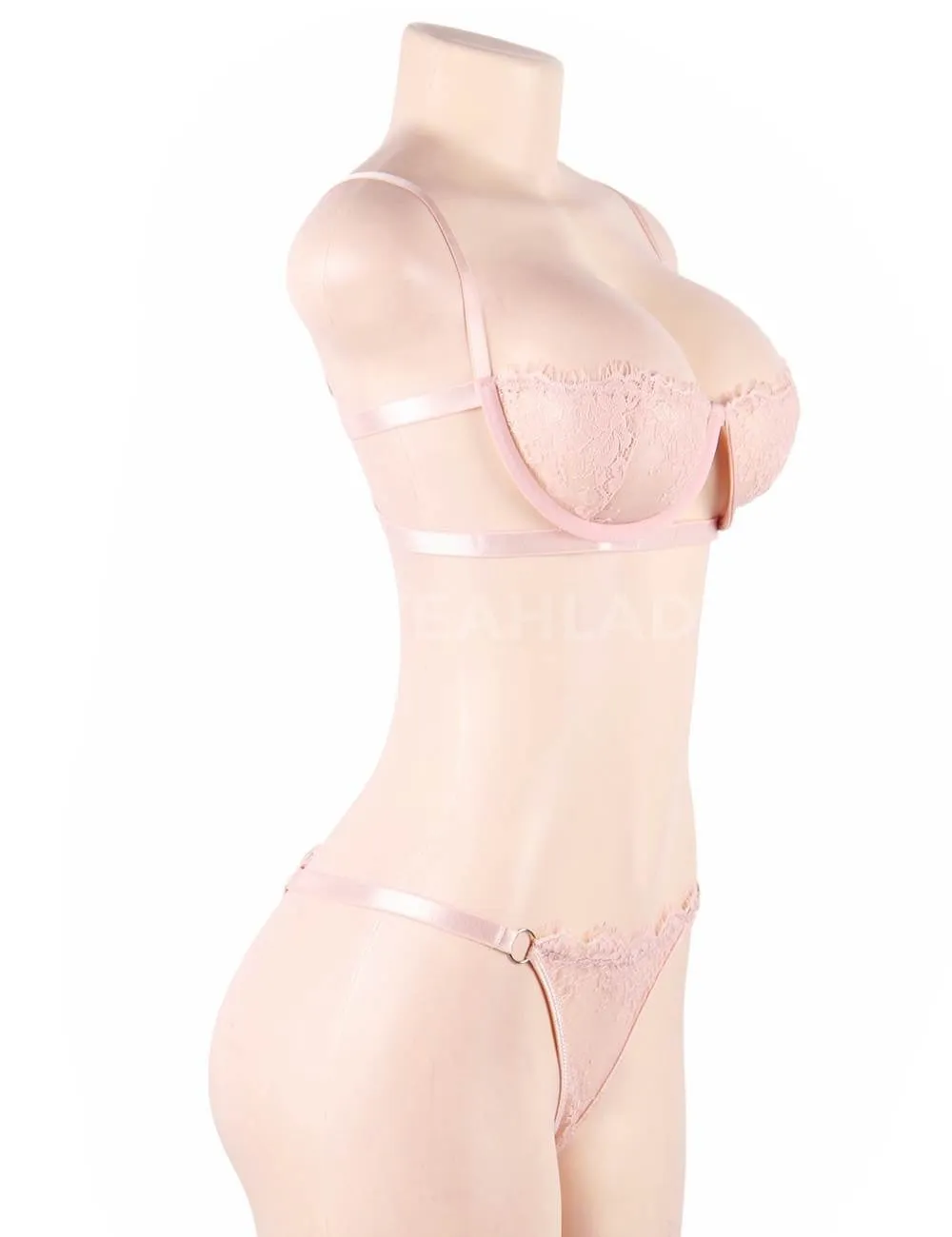 New High Quality Beautiful Lingerie Lace Bra Set Egypt With Steel ring
