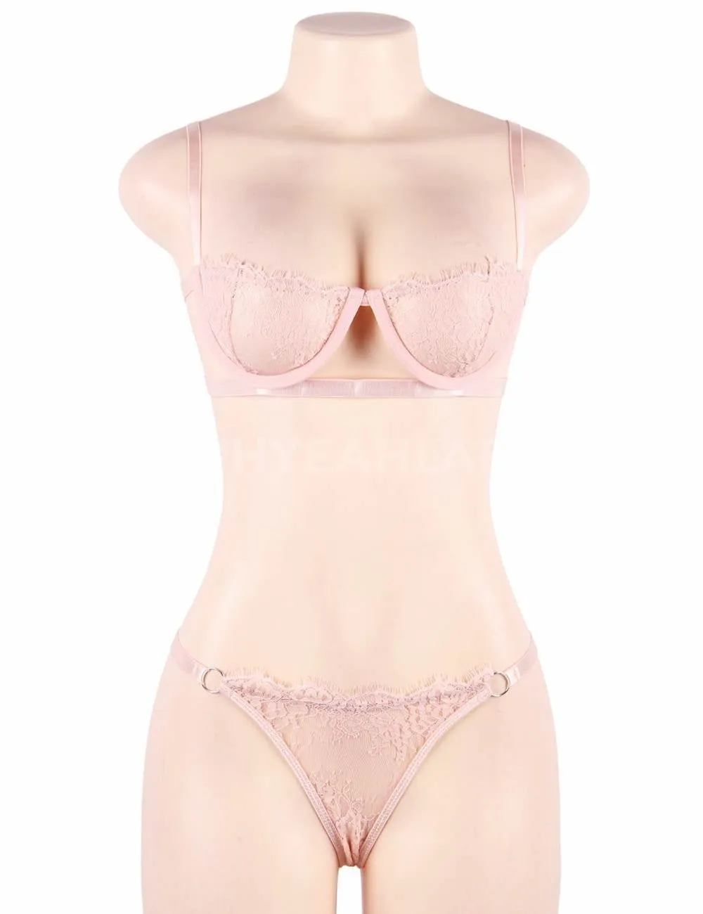 New High Quality Beautiful Lingerie Lace Bra Set Egypt With Steel ring