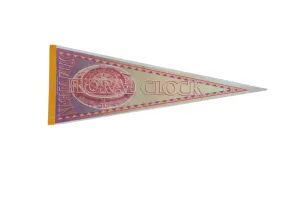 Niagara Falls Floral Clock Felt Flag Pennant