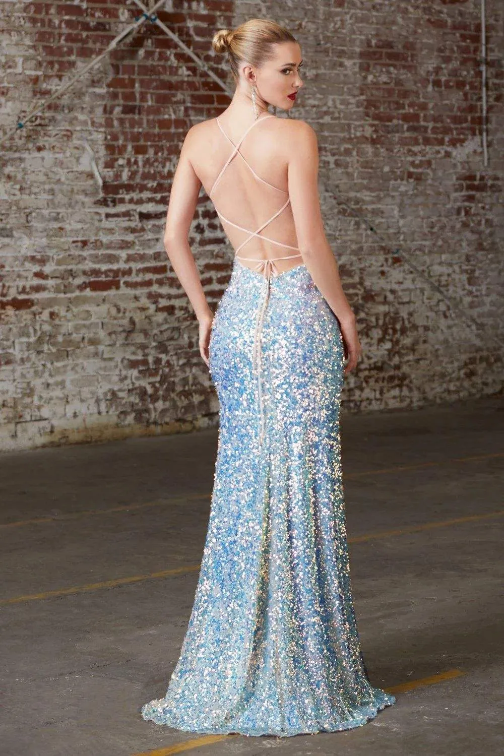 One Shoulder Sleeveless Split Maxi Dress