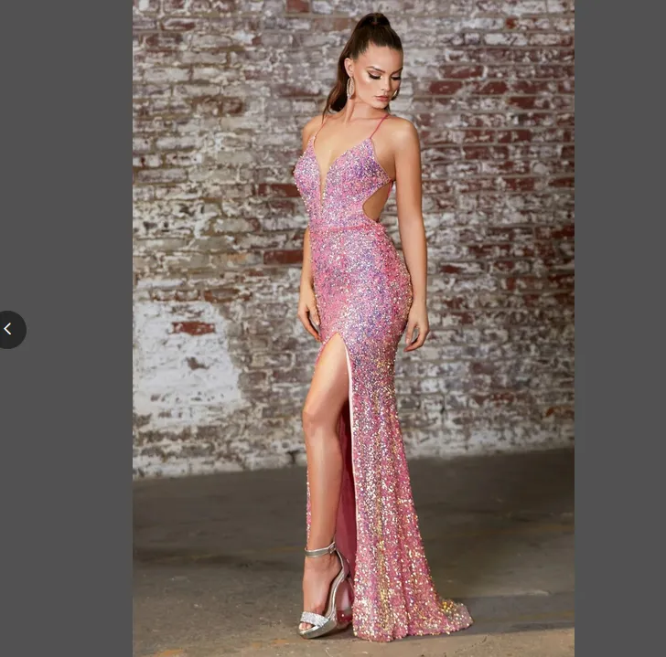 One Shoulder Sleeveless Split Maxi Dress