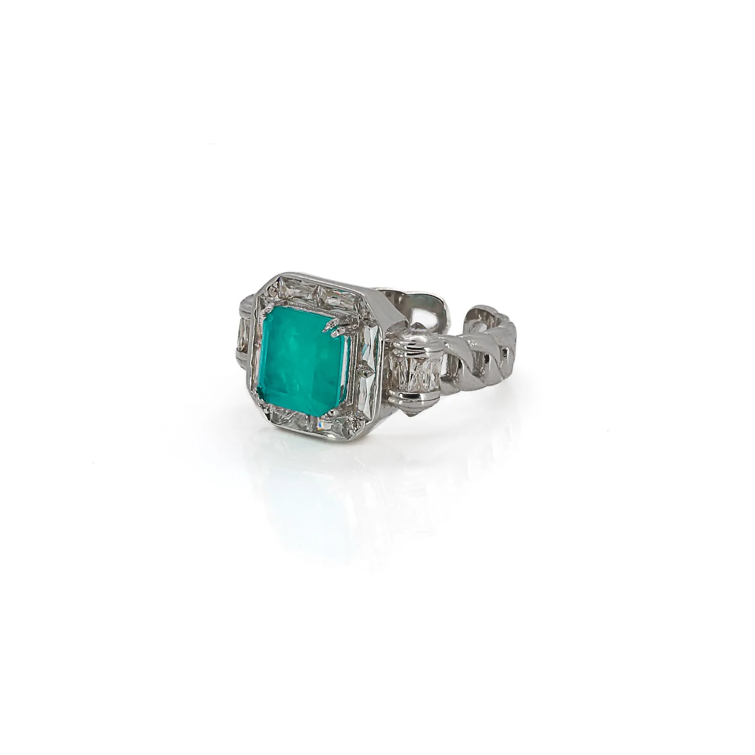 Paraiba Tourmaline Happy Cocktail Ring