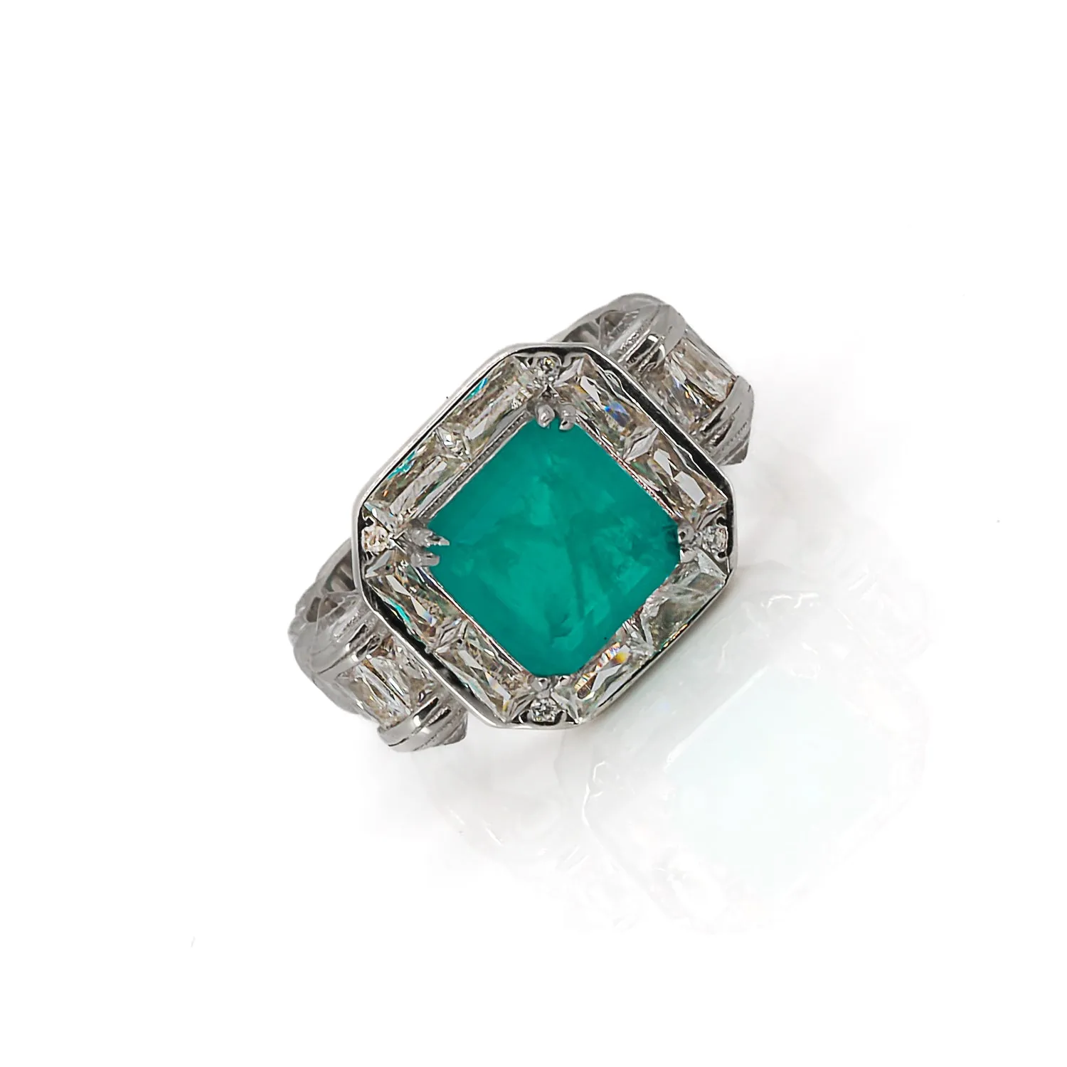 Paraiba Tourmaline Happy Cocktail Ring