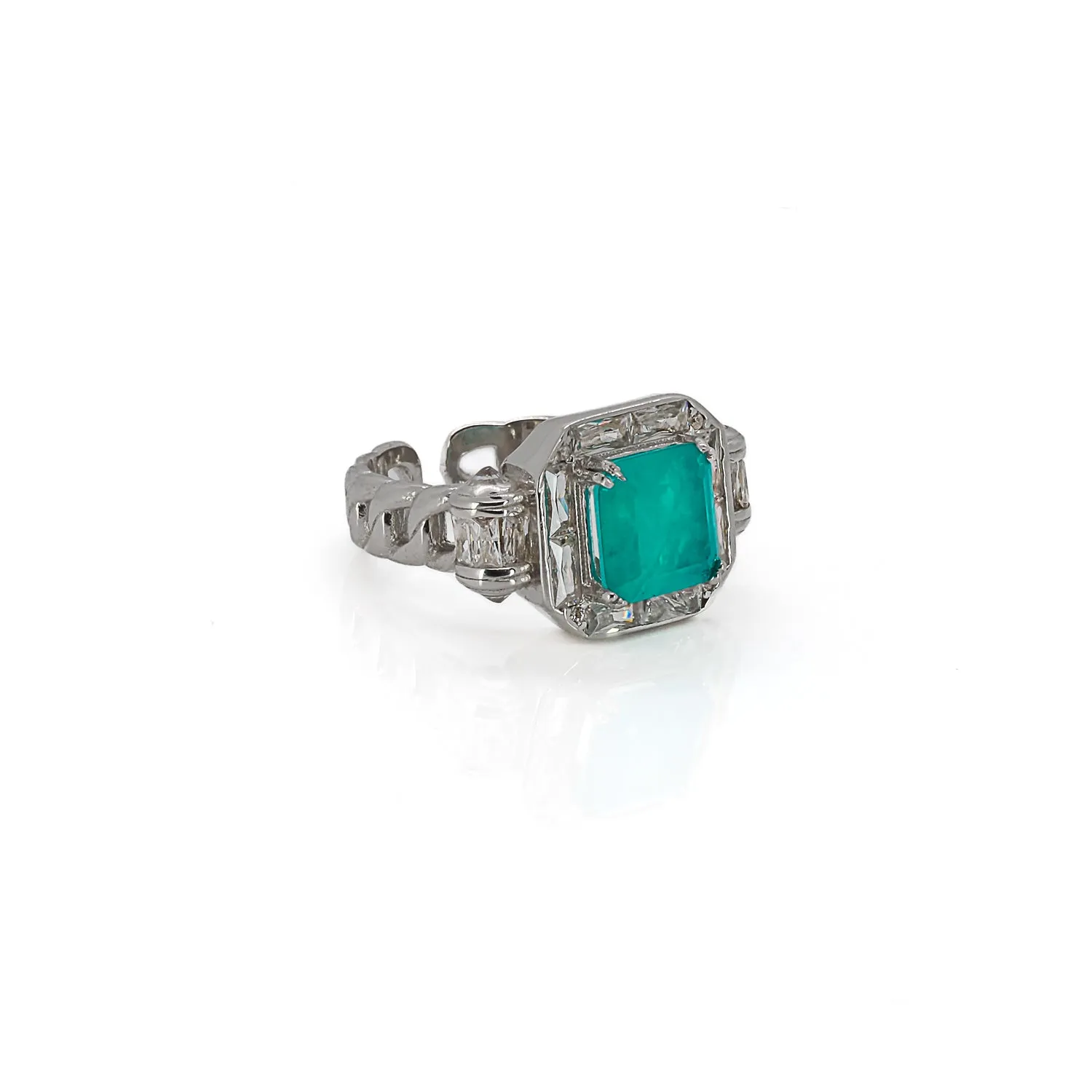 Paraiba Tourmaline Happy Cocktail Ring