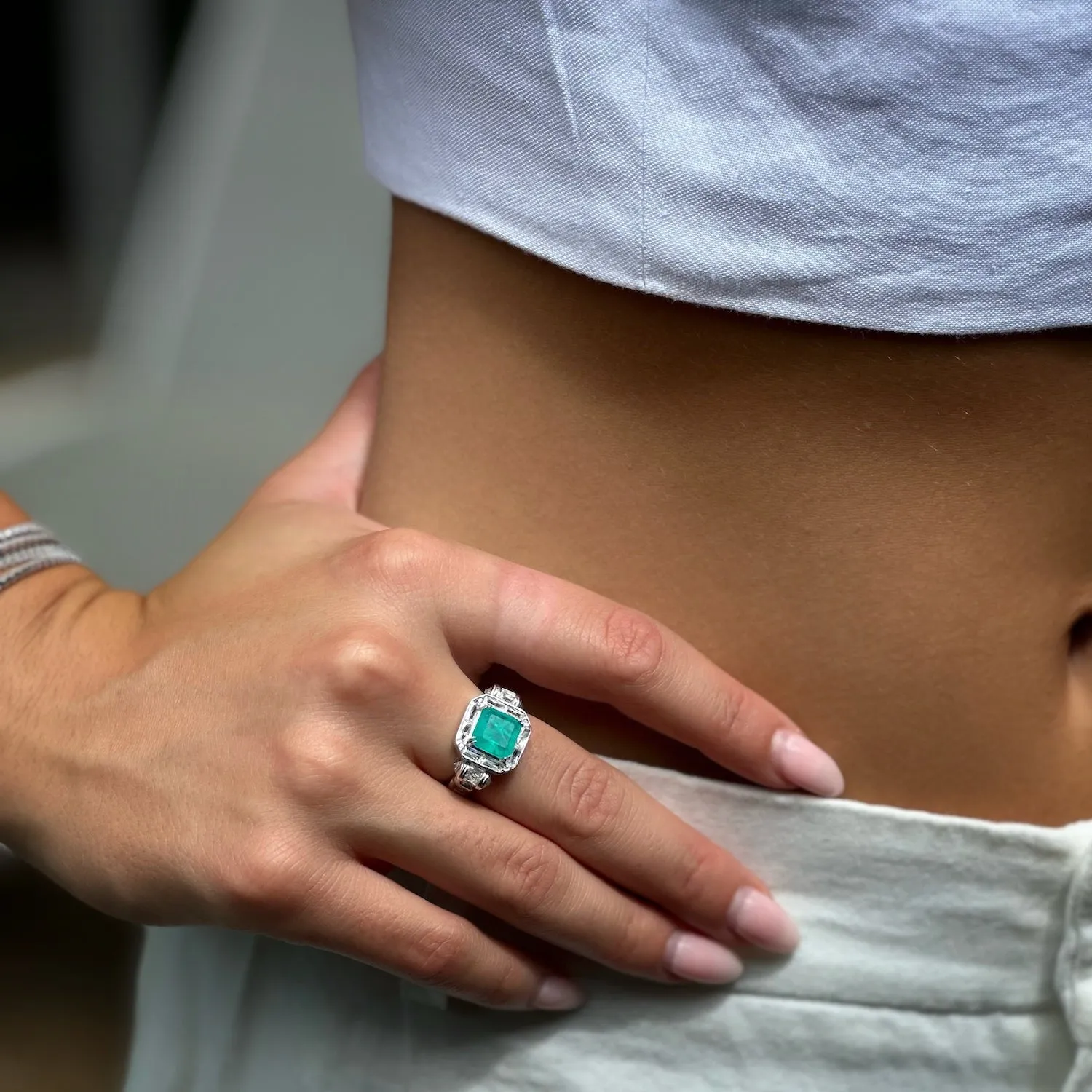 Paraiba Tourmaline Happy Cocktail Ring