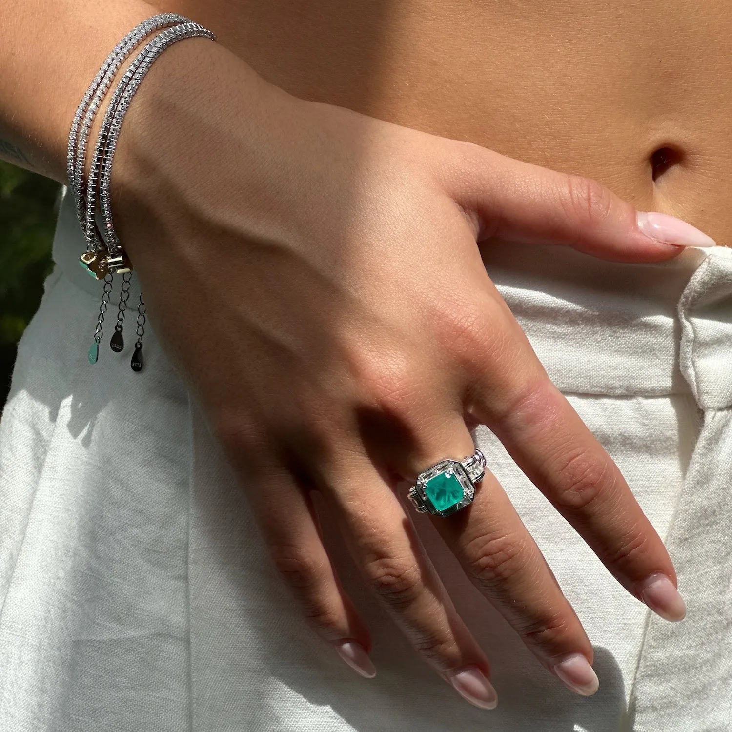 Paraiba Tourmaline Happy Cocktail Ring