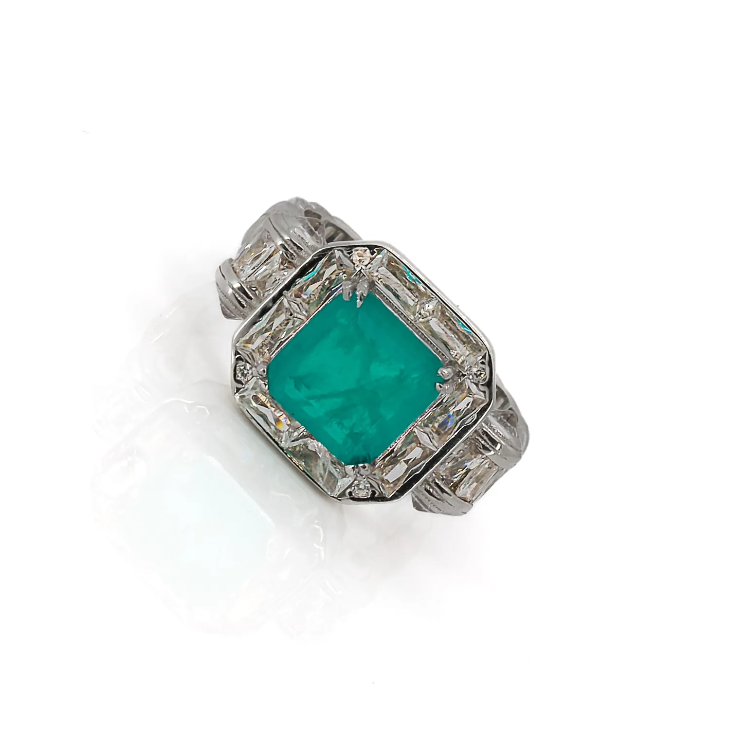 Paraiba Tourmaline Happy Cocktail Ring