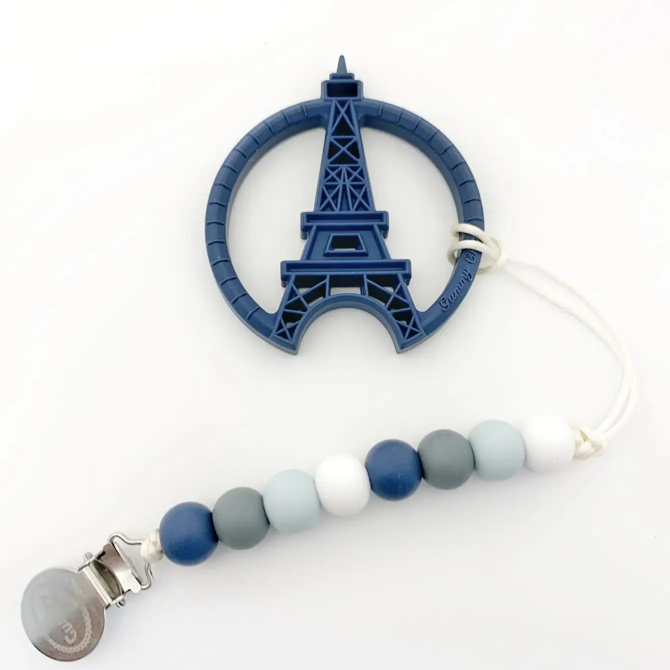 Paris Silicone Teething Toy | Clip on Teether