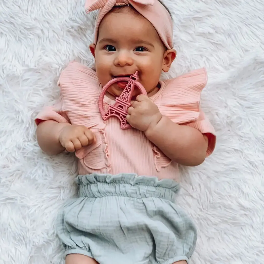 Paris Silicone Teething Toy | Clip on Teether