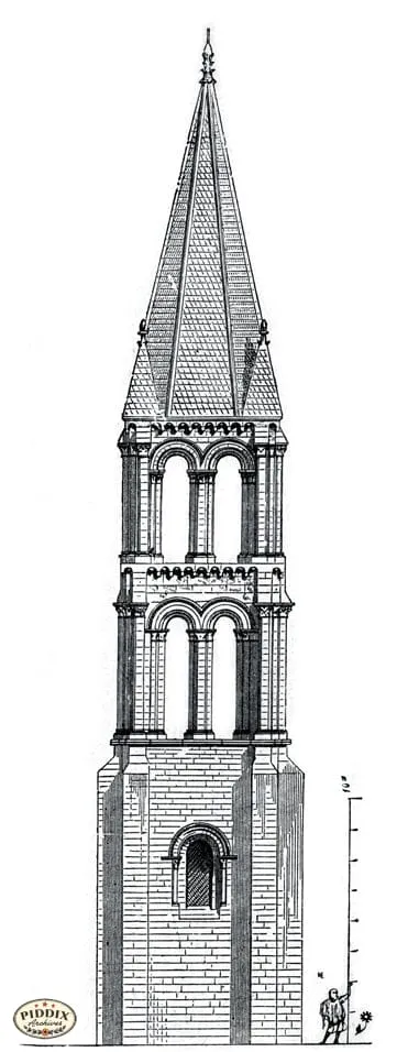 PDXC11690 -- Architecture Engravings Tower