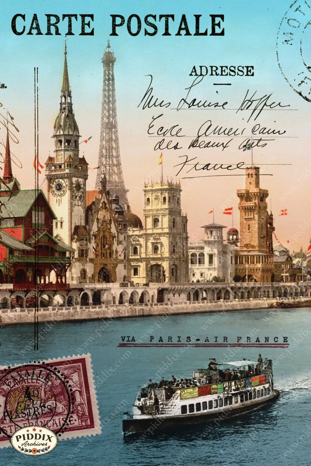 PDXC3868a & b -- Travel Postcards