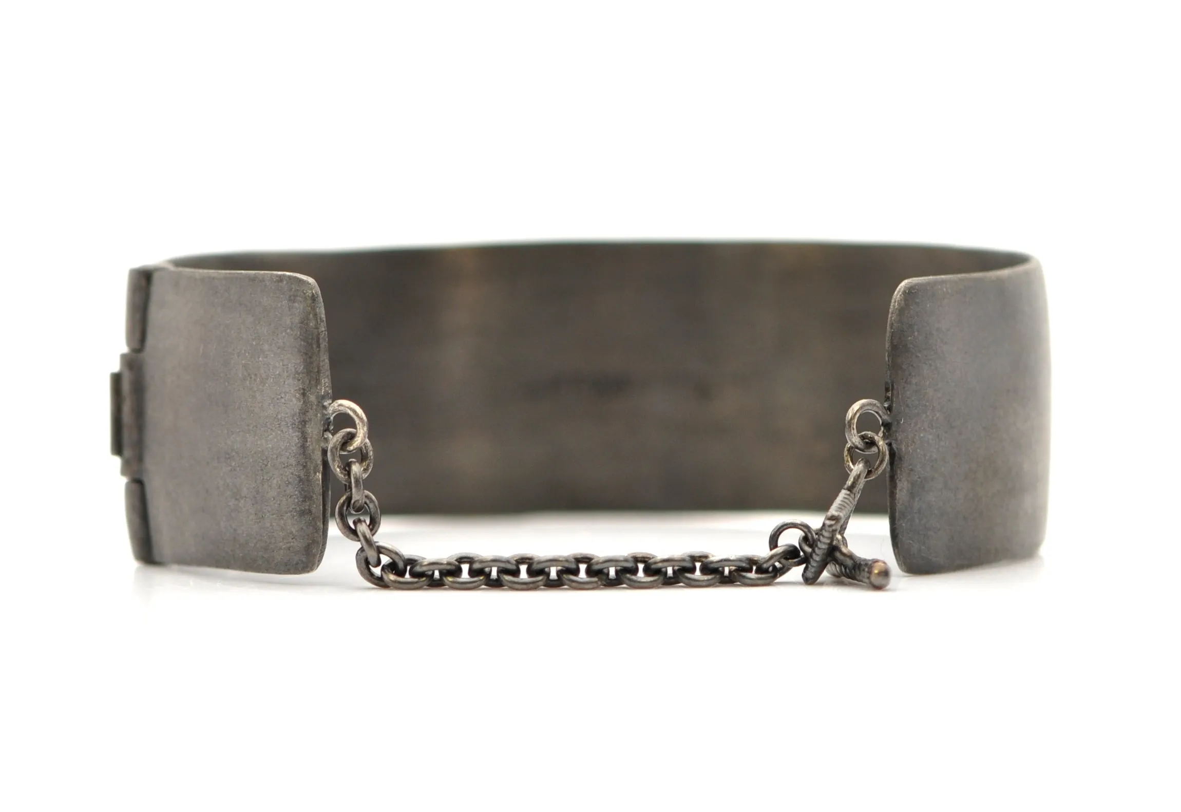 PEARL AND DIAMOND WIDE KICK CUFF BRACELET