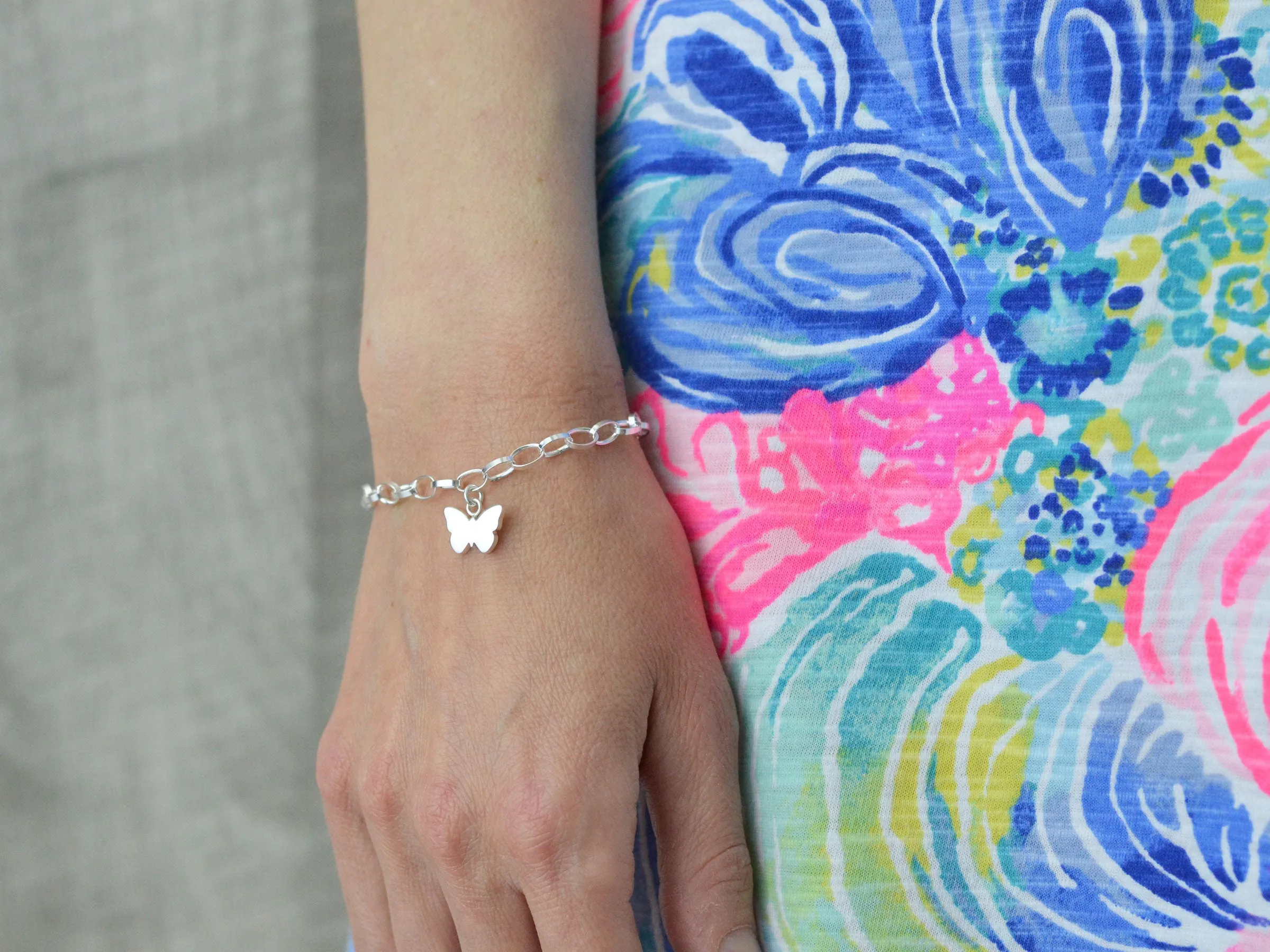 PERSONALIZED BUTTERFLY BRACELET