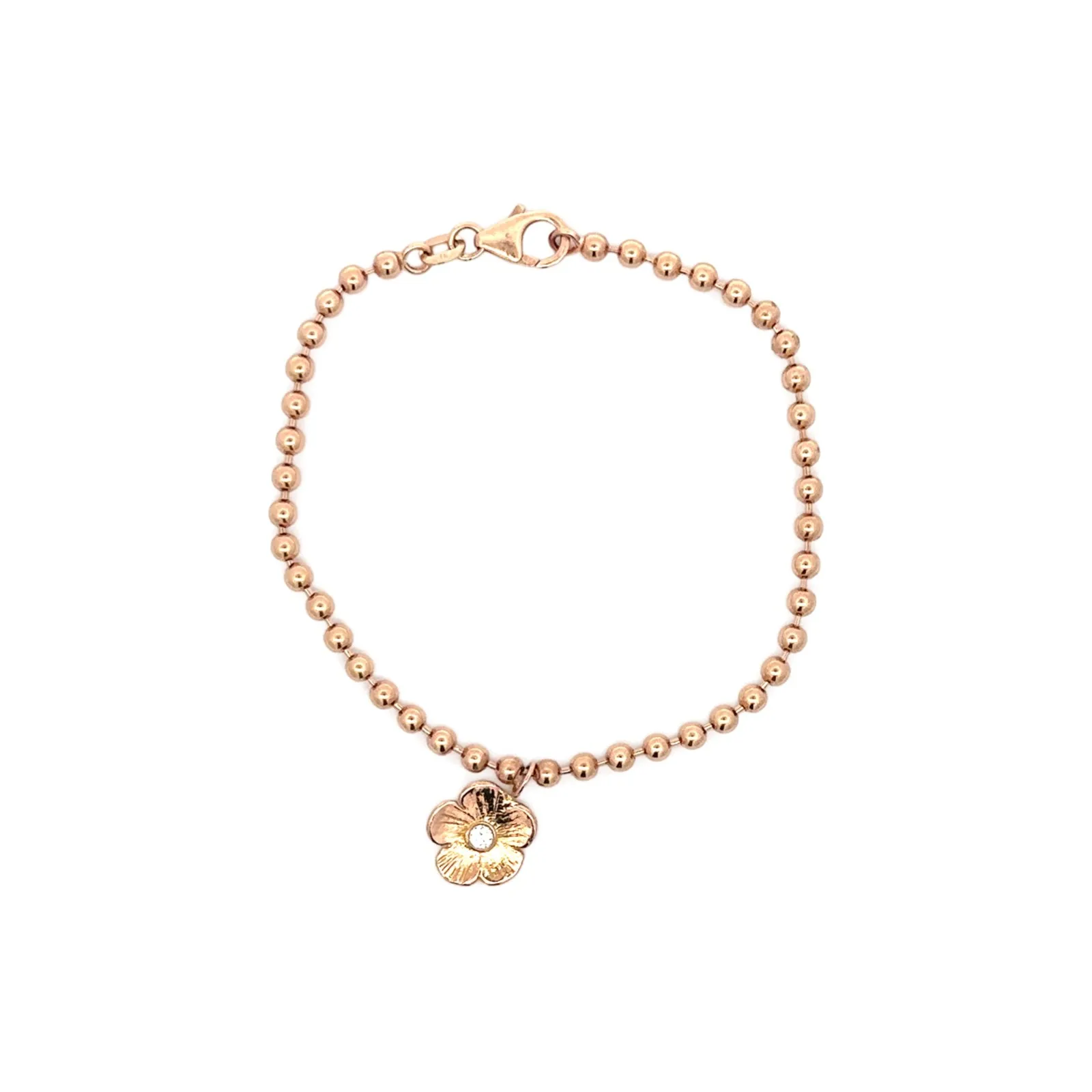 Petunia Bead Bracelet