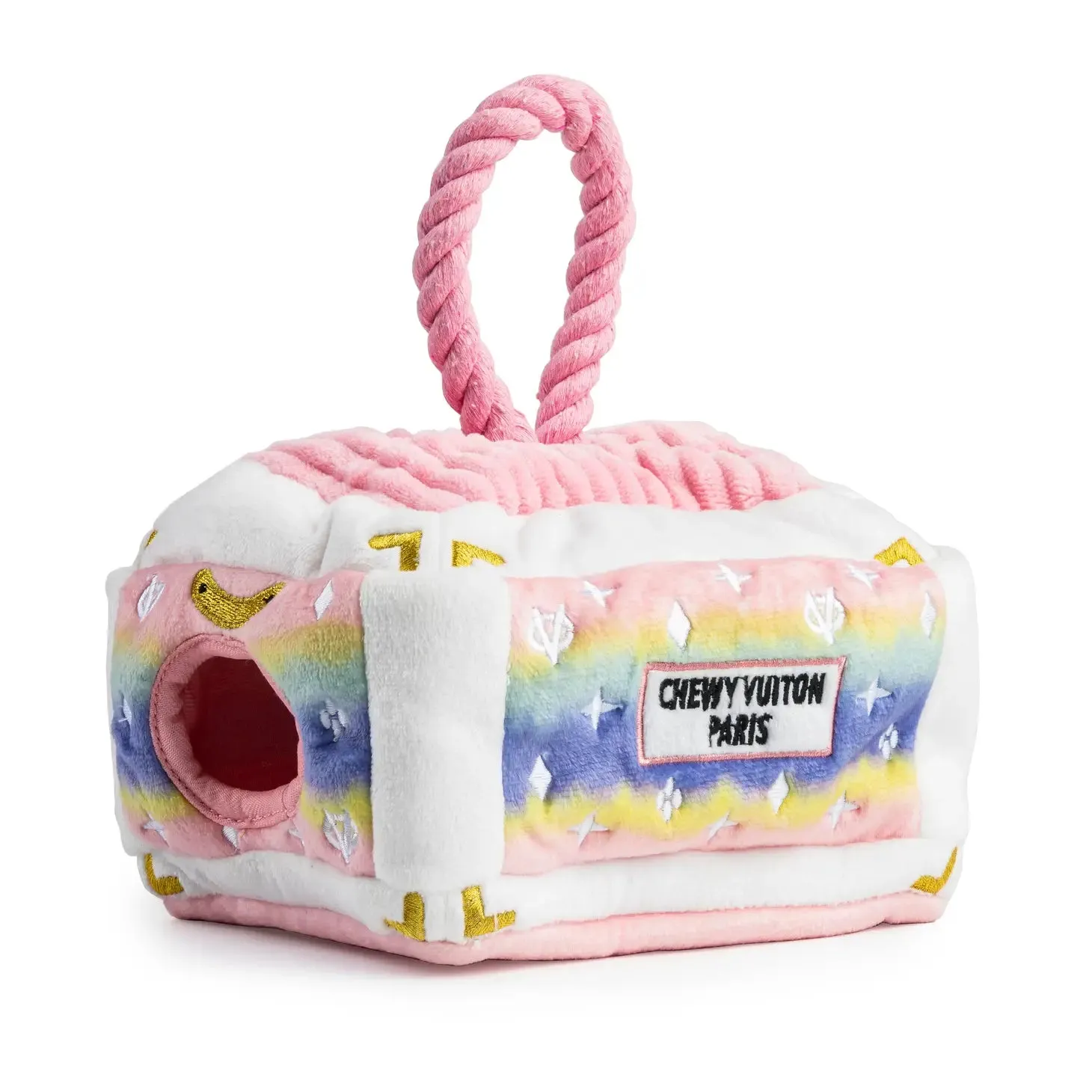 Pink Ombre Chewy Vuitton Trunk