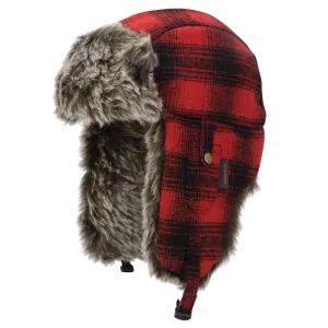 Plaid Aviator Hat by Tough Duck - Style i15616
