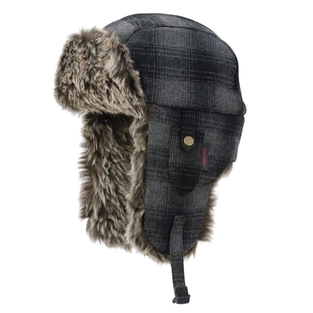 Plaid Aviator Hat by Tough Duck - Style i15616