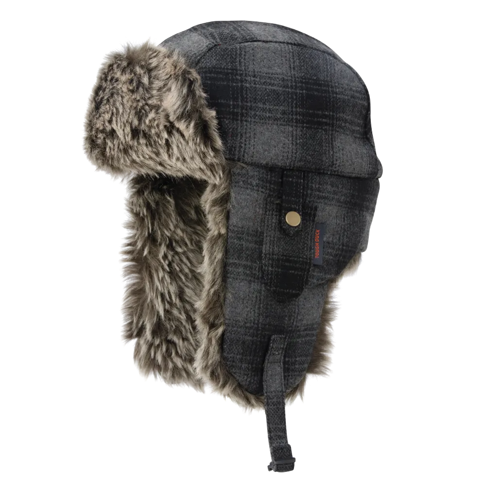 Plaid Aviator Hat by Tough Duck - Style i15616
