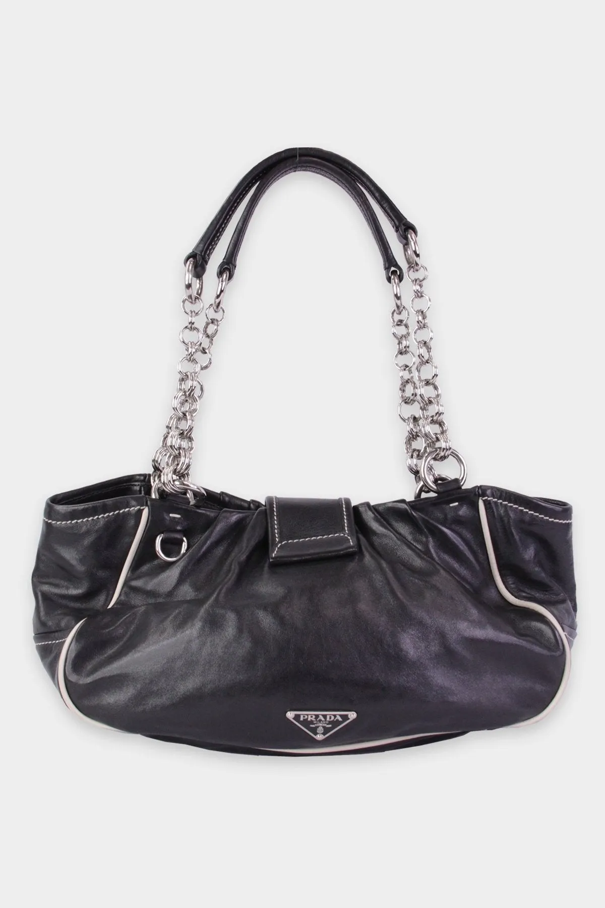 Prada Black Leather Handbag