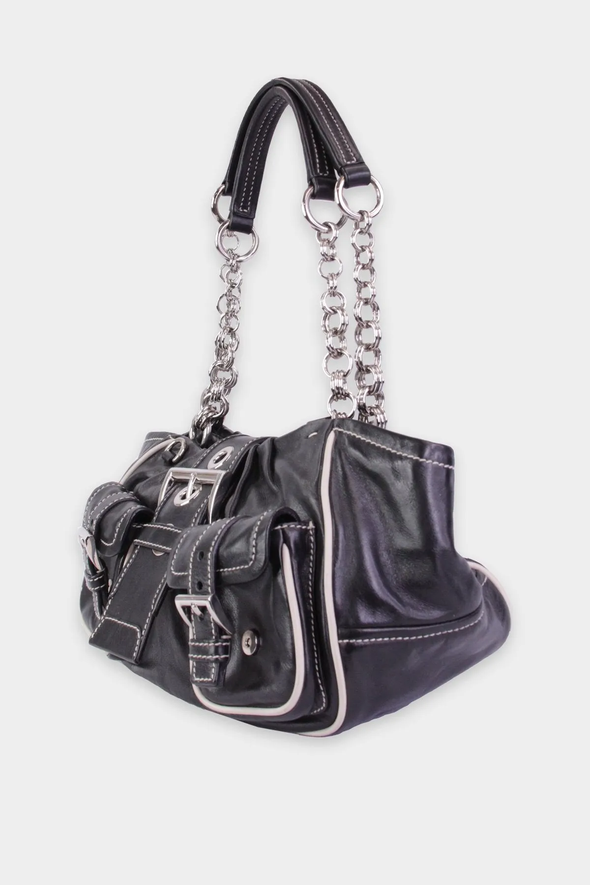 Prada Black Leather Handbag
