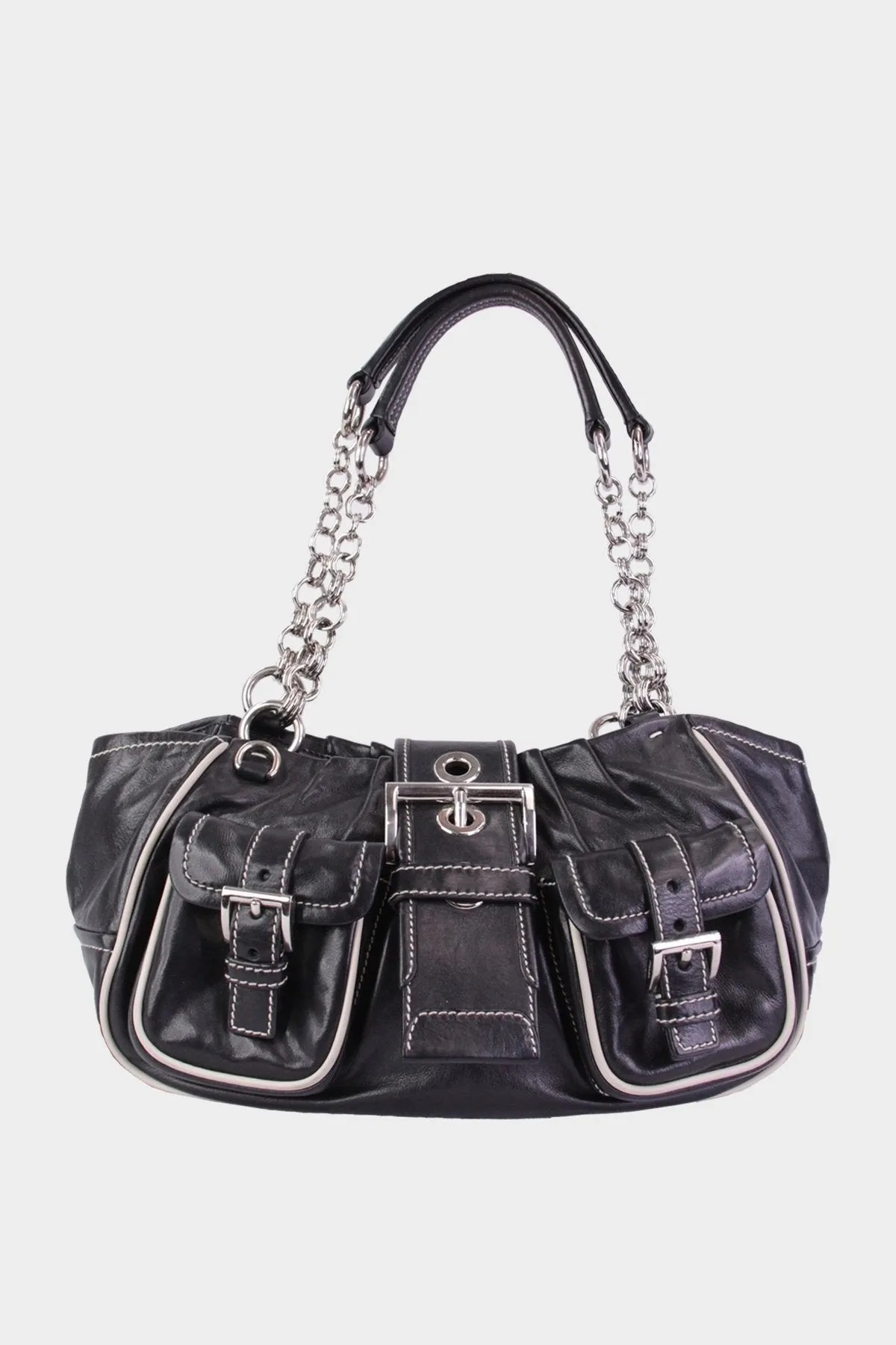 Prada Black Leather Handbag