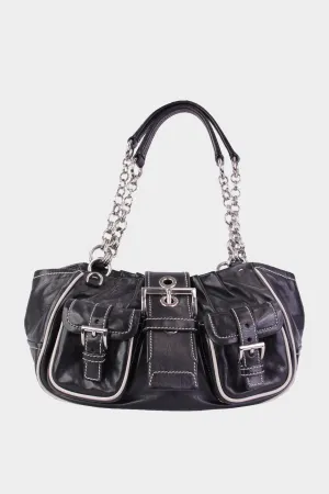 Prada Black Leather Handbag