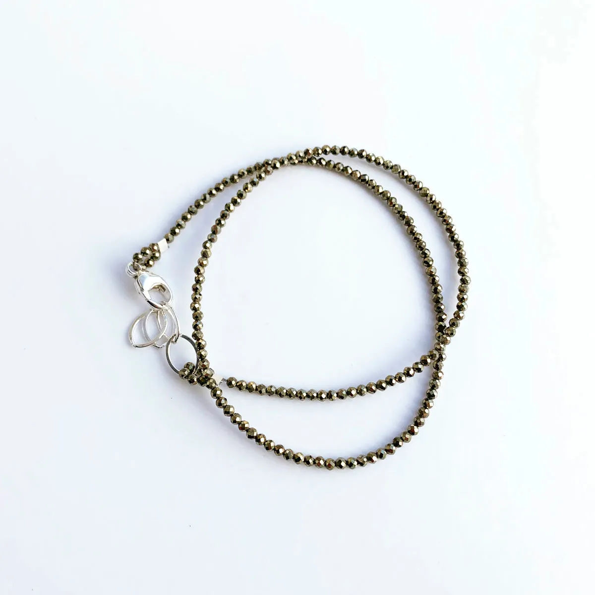 Pyrite Wrap Bracelet