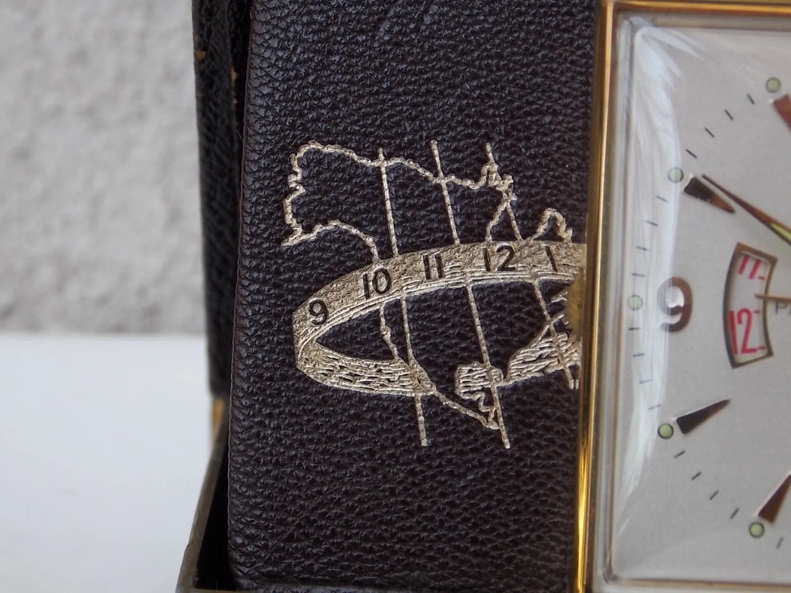 "The Four Zone" Book Style Travel Clock by Remembrance, Swiss Made