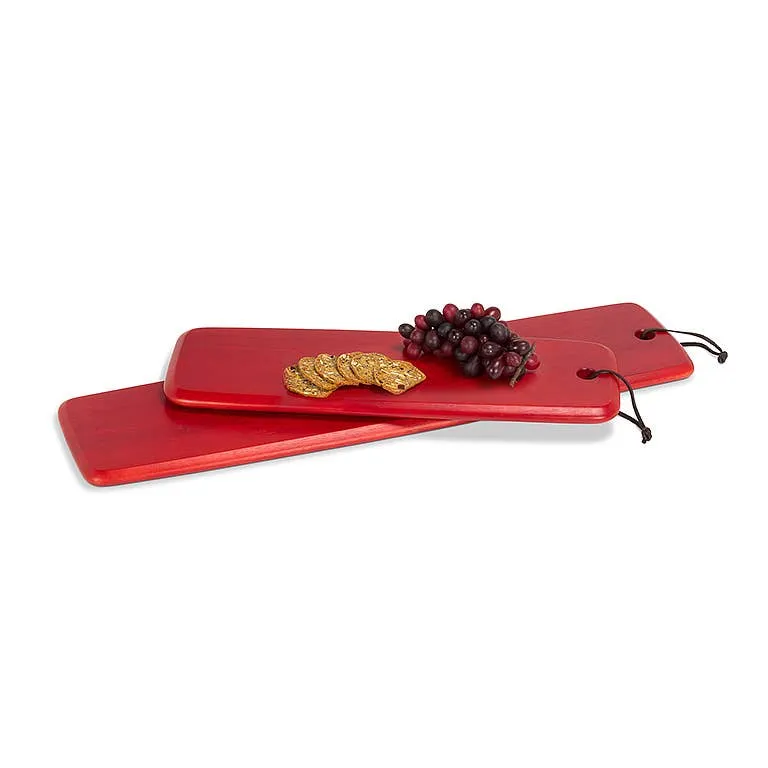 Red Large Slim Board w/Strap - 6.5x26"