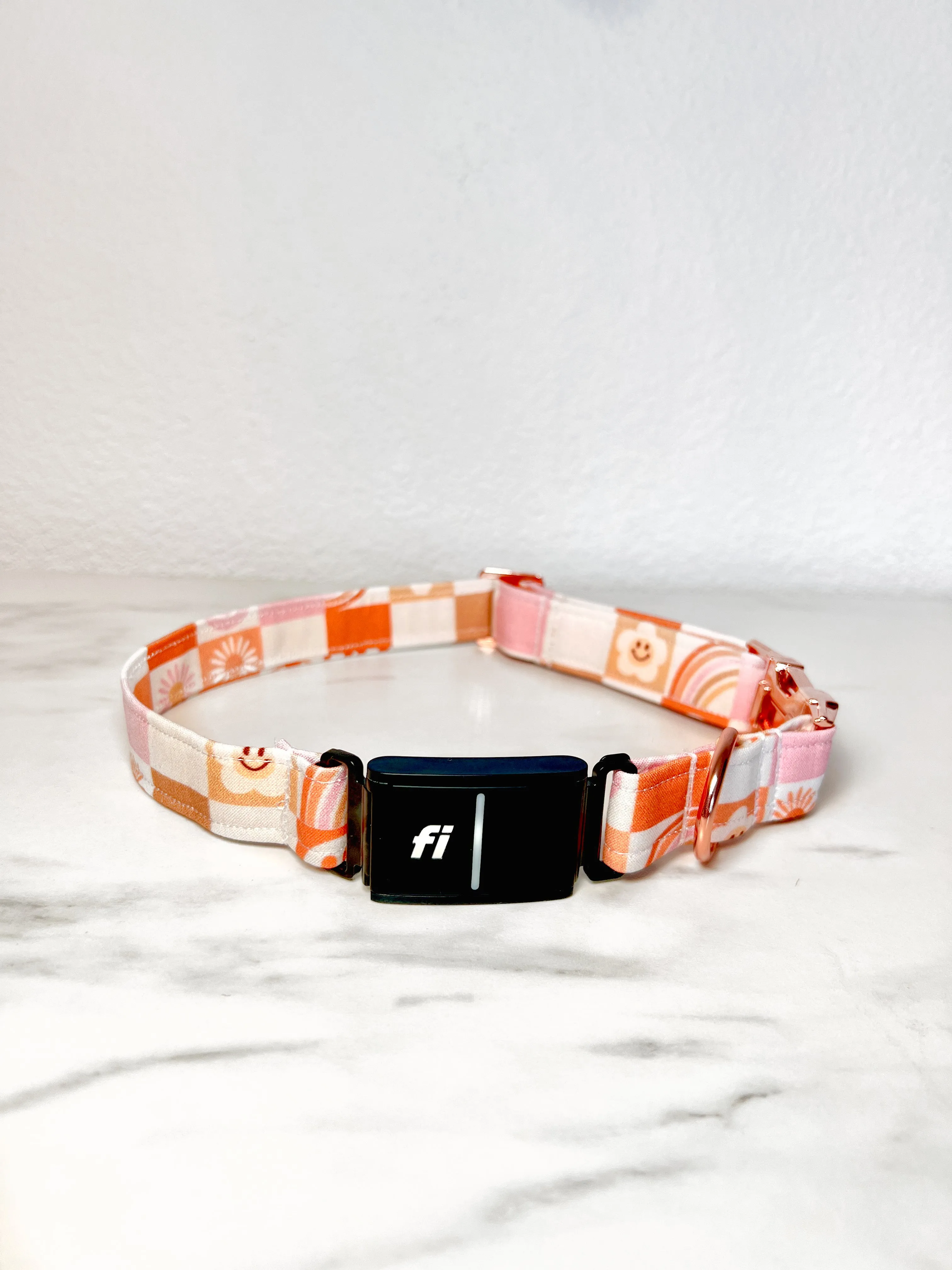 Retro Rainbow Fi Compatible Collar