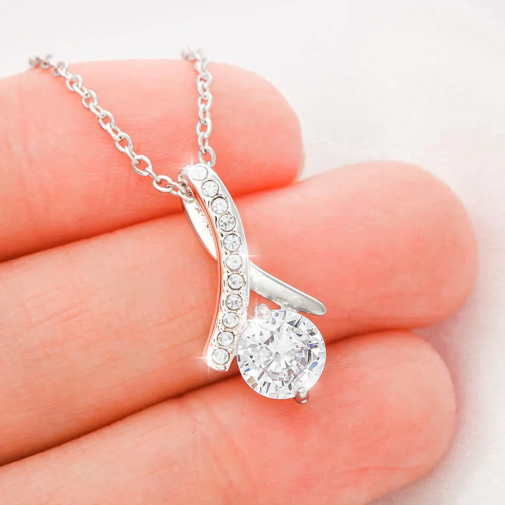 Ribbon With Cubic Zirconia - Mother of the Groom - ABNMIL0009