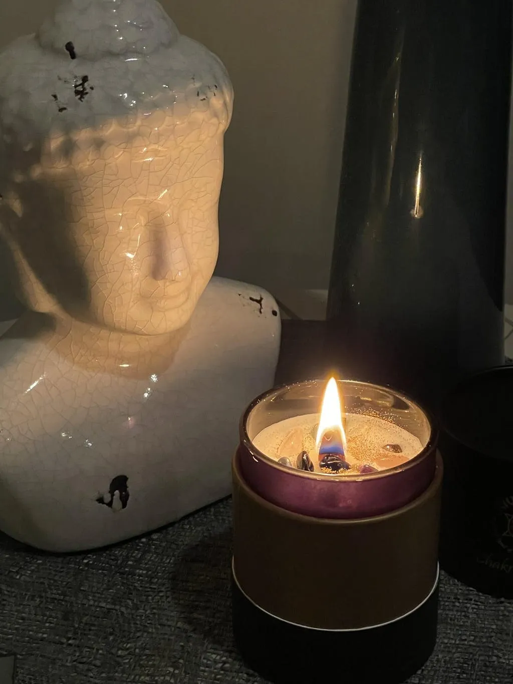 Rivendell's Chakra Candle: Sandalwood and Musk