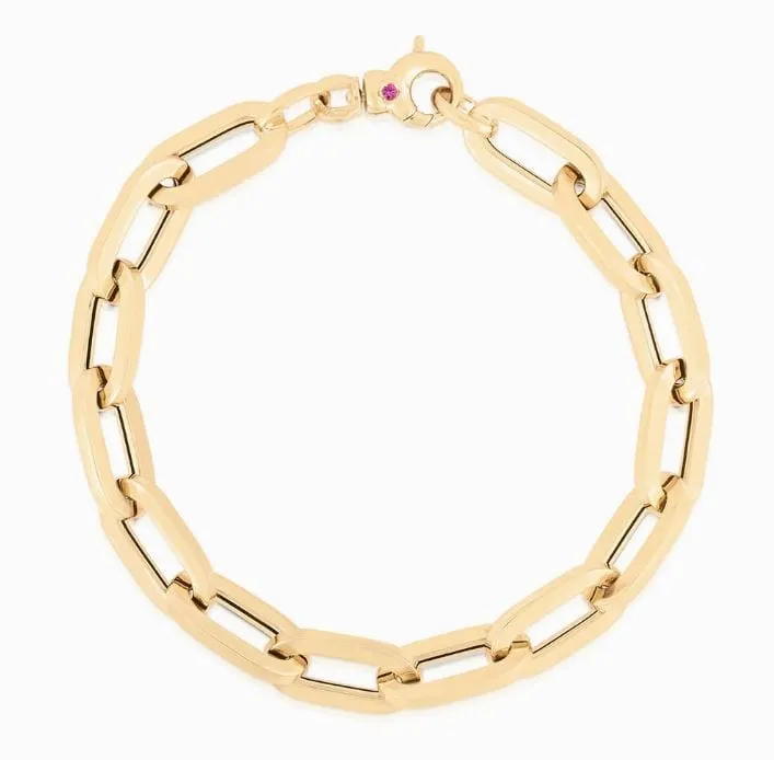 Roberto Coin 18K Yellow Gold Classic Oro Link Bracelet