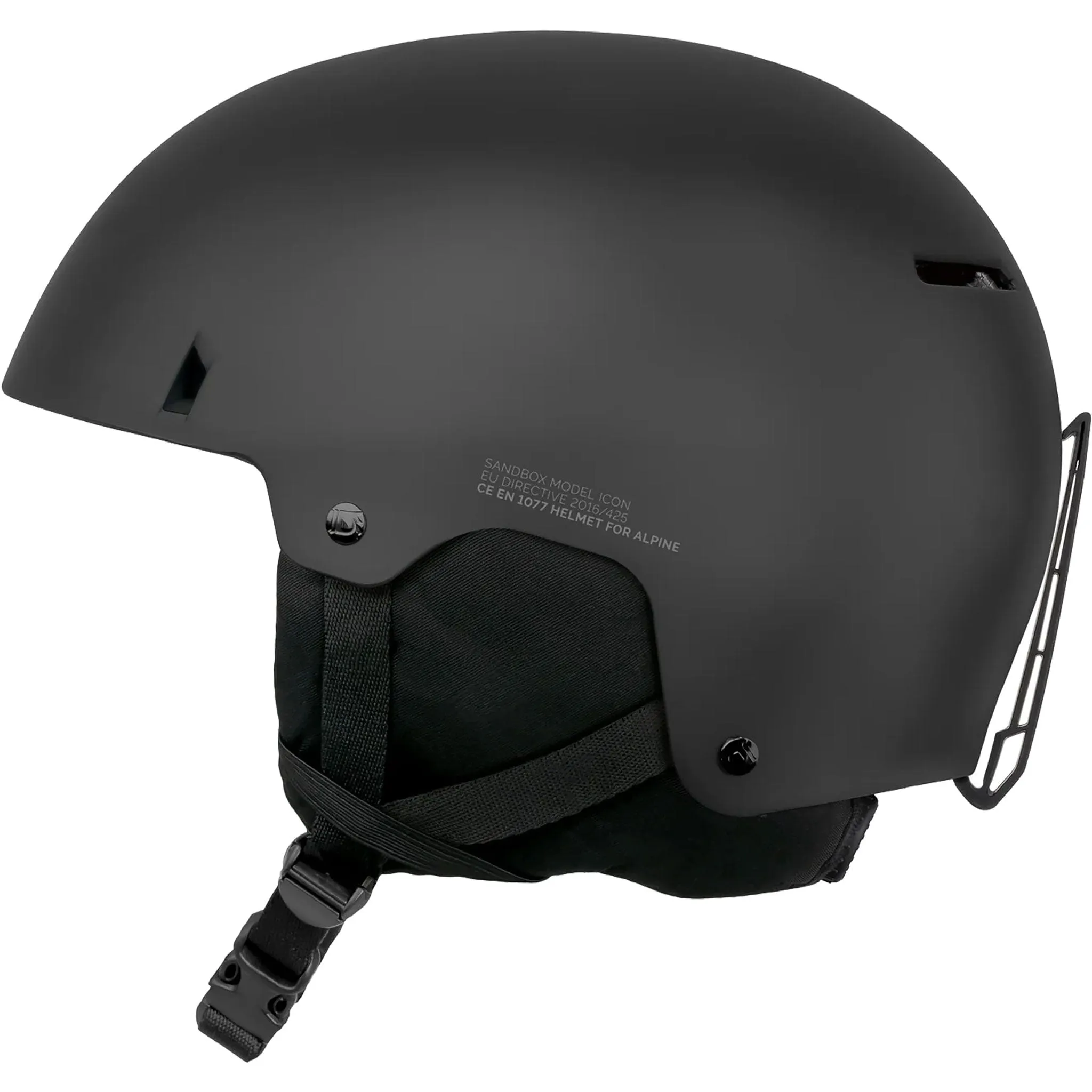 Sandbox Icon Snow Helmet Black 2024