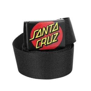 Santa Cruz Classic Dot Unisex Web Belt Black