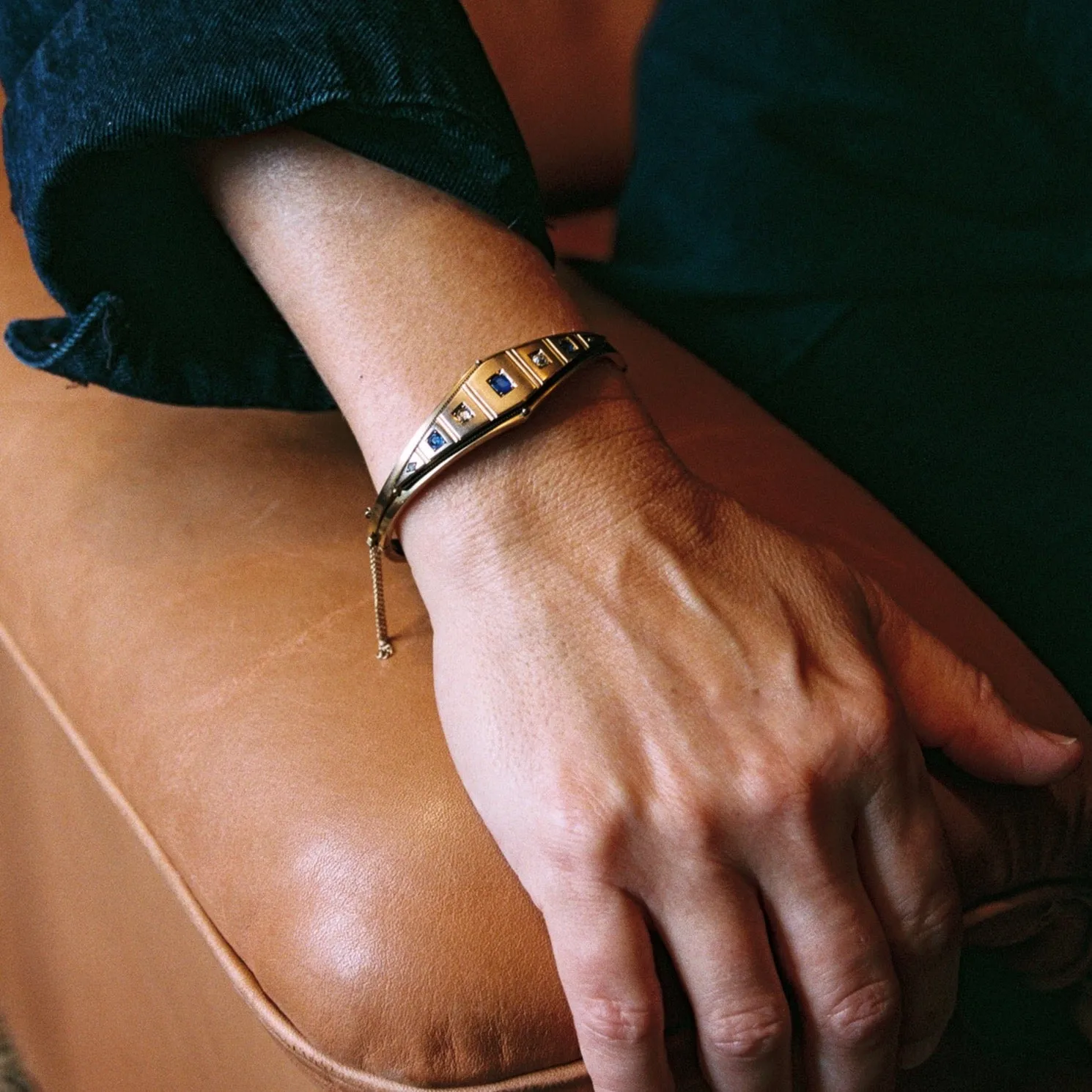 Sapphire and Diamond Bracelet