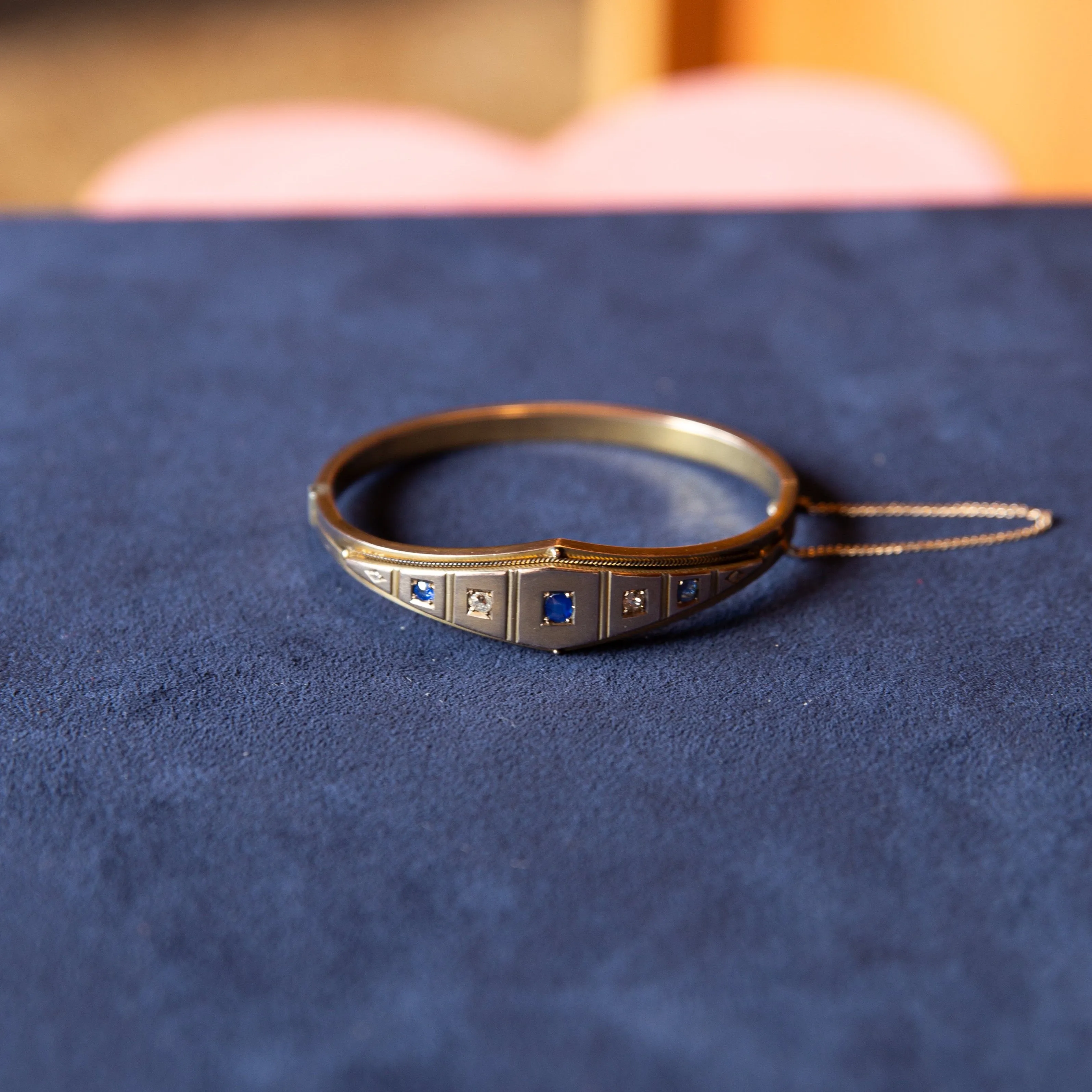 Sapphire and Diamond Bracelet