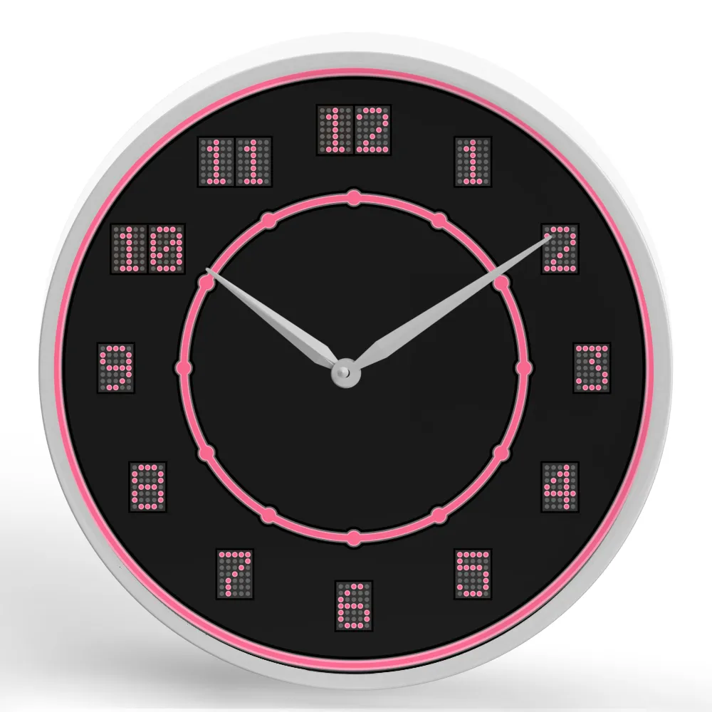 Scoreboard <br>Round Framed Wall Clock 11.75"