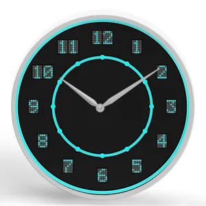 Scoreboard <br>Round Framed Wall Clock 11.75"