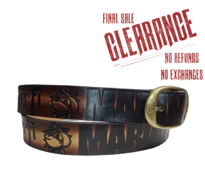 Semper Fi Marines Leather Belt