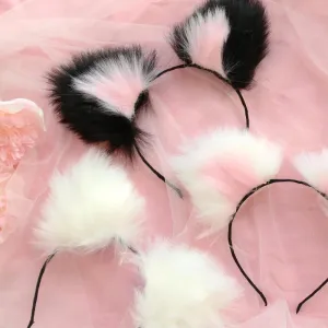 Sexy Cute Colored Furry Fox Cat Ear Hair Band J40781