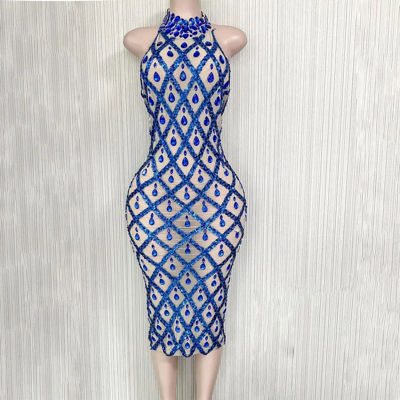 Sexy Rhinestones Dress